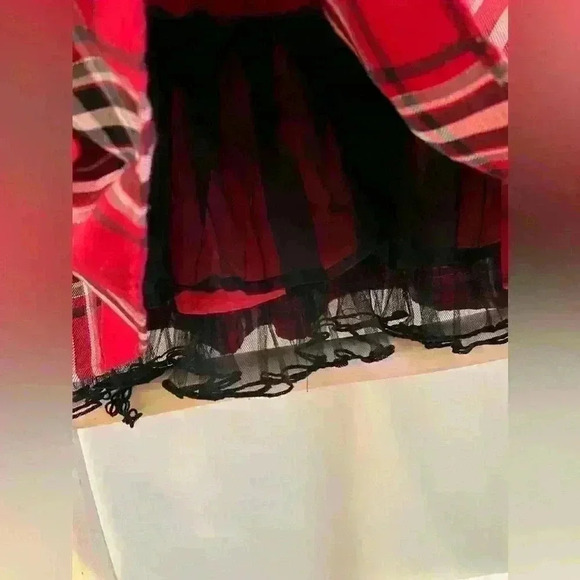 ✨Bonnie Jean size 10 holiday plaid dress - Picture 4 of 8